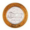 Image 2 : .999 Fine Silver Osheas Las Vegas, Nevada $10 Limited Edition Gaming Token