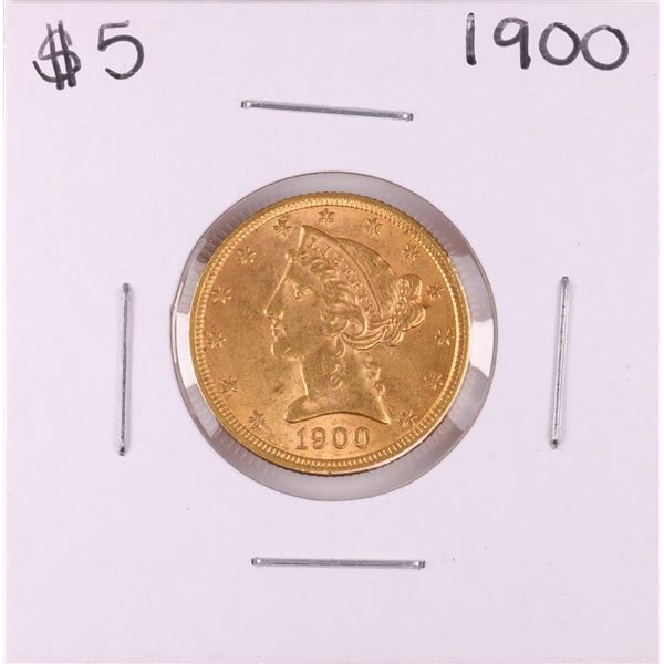 1900 $5 Liberty Head Half Eagle Gold Coin