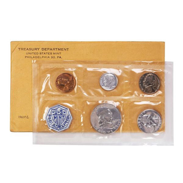 1962 (5) Coin Proof Set in Envelope