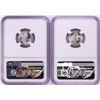 Image 2 : Lot of (2) 1941 Mercury Dime Coins NGC MS65