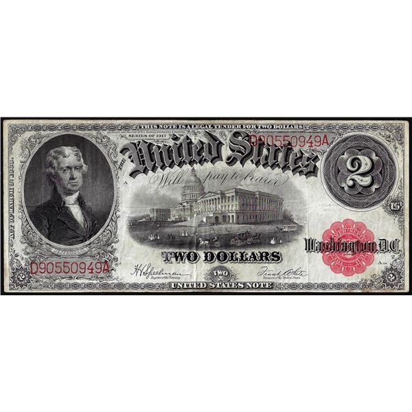 1917 $2 Legal Tender Note