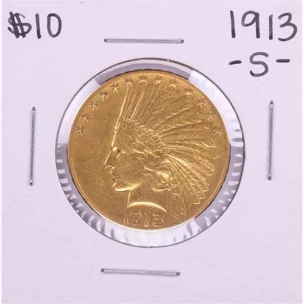 1913-S $10 Indian Head Eagle Gold Coin