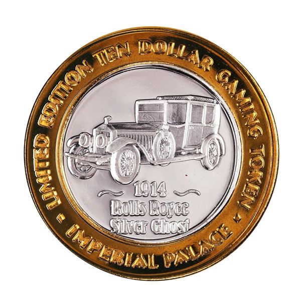 .999 Silver Imperial Palace Hotel & Casino Las Vegas $10 Limited Edition Gaming Token