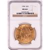 Image 1 : 1904 $20 Liberty Head Double Eagle Gold Coin NGC MS64+