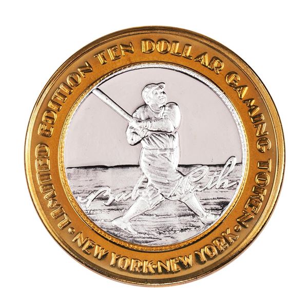 .999 Silver New York New York Hotel & Casino $10 Limited Edition Gaming Token