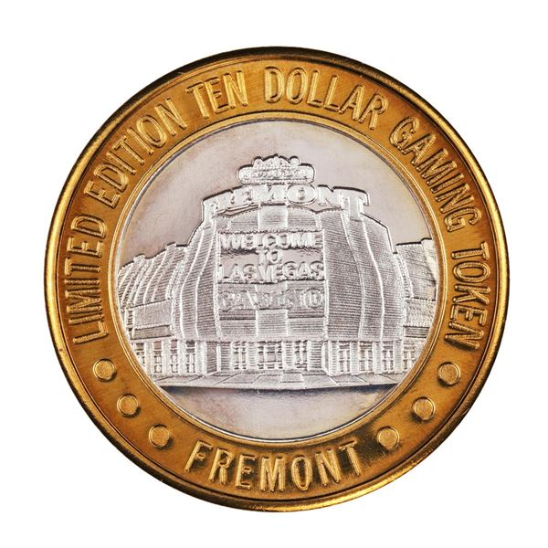 .999 Silver Sam Boyd's Fremont Las Vegas $10 Casino Limited Edition Gaming Token