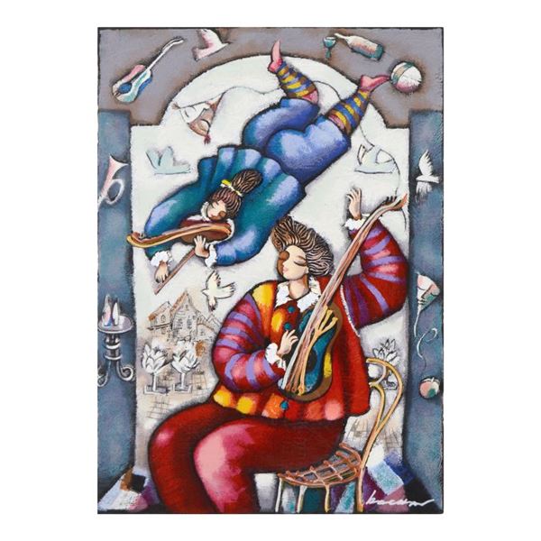 Michael Kachan "String Duet" Limited Edition Serigraph