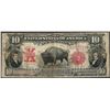 Image 1 : 1901 $10 Bison Legal Tender Note