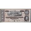 Image 1 : 1864 $10 Confederate States of America Note