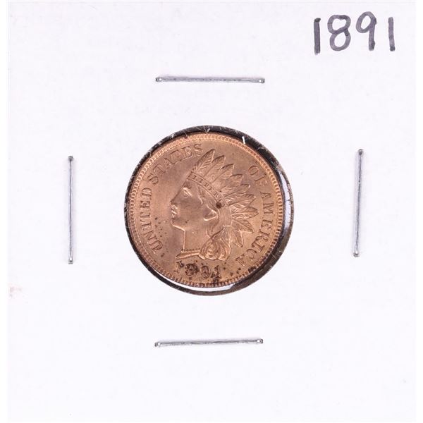 1891 Indian Head Cent Coin