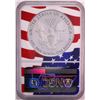 Image 2 : 2019-W $1 Proof American Silver Eagle Coin NGC PF70 Ultra Cameo Congratulations Flag