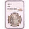 Image 1 : 1881-S $1 Morgan Silver Dollar Coin NGC MS62 Great Toning