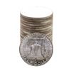 Image 2 : Roll of (20) Brilliant Uncirculated 1963-D Franklin Half Dollar Coins