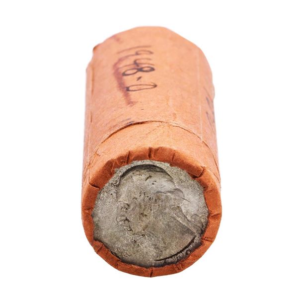 Original Bank Wrapped Roll of (40) Brilliant Uncirculated 1948-D Washington Quarter Coins