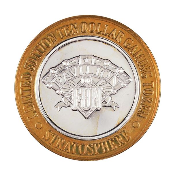 .999 Silver Stratosphere Las Vegas, Nevada $10 Casino Limited Edition Gaming Token