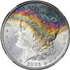 Image 4 : 1881-S $1 Morgan Silver Dollar Coin NGC MS64* Star Amazing Toning