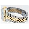 Image 9 : Rolex Men's Two Tone Steel & Gold Diamond & Sapphire Oyster Perpetual Datejust Watch