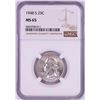 Image 1 : 1948-S Washington Quarter Coin NGC MS65