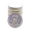 Image 2 : Roll of (20) Brilliant Uncirculated 1963 Franklin Half Dollar Coins
