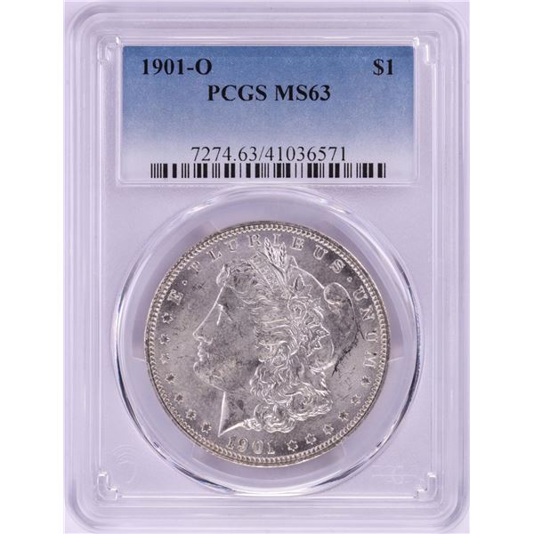 1901-O $1 Morgan Silver Dollar Coin PCGS MS63