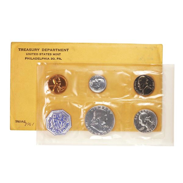 1961 (5) Coin Proof Set