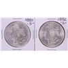 Image 1 : Lot of 1881-S & 1882-S $1 Morgan Silver Dollar Coins