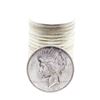 Image 1 : Roll of (20) Brilliant Uncirculated 1922 $1 Peace Silver Dollar Coins