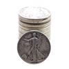 Image 1 : Roll of (20) Mixed Date Walking Liberty Half Dollar Coins