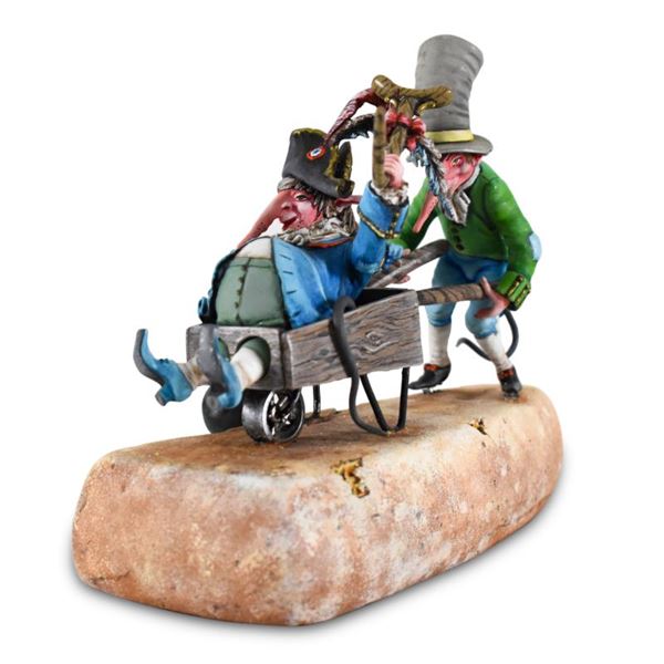 Mihail Chemiakin "Rats-Drunk With The Assistant" Hand Painted Figurine