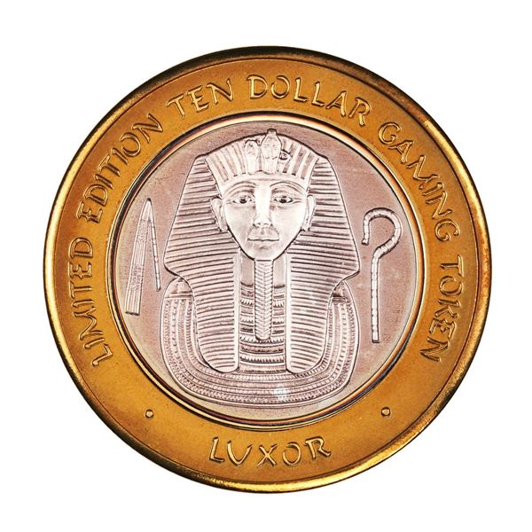.999 Silver Luxor Las Vegas, Nevada $10 Casino Limited Edition Gaming Token