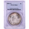 Image 1 : 1884-CC $1 Morgan Silver Dollar Coin PCGS MS63