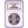 Image 1 : 1992-D $1 Columbus Commemorative Silver Dollar Coin NGC MS69