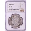 Image 1 : 1878-S $1 Morgan Silver Dollar Coin NGC MS63
