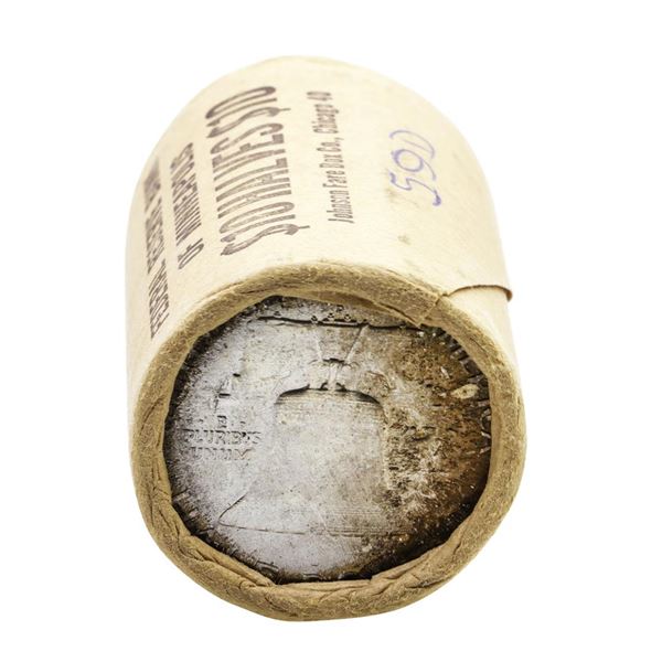 Original Bank Wrapped Roll of (20) Brilliant Uncirculated 1959-D Franklin Half Dollar Coins