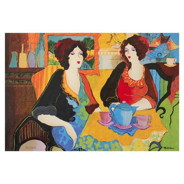 Patricia Govezensky "Silence Beach" Limited Edition Serigraph on Canvas