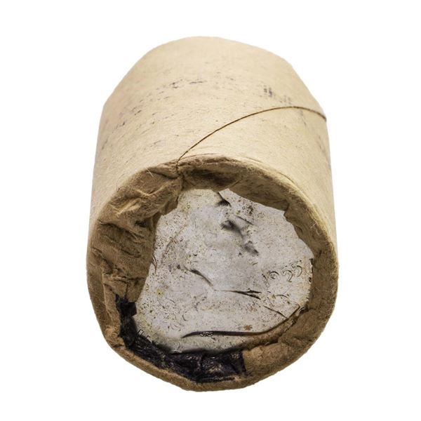 Original Bank Wrapped Roll of (20) Brilliant Uncirculated 1955 Franklin Half Dollar Coins