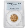 Image 1 : 1914-VBP Denmark 20 Kroners Gold Coin PCGS MS67