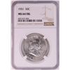 Image 1 : 1951 Franklin Half Dollar Coin NGC MS64FBL