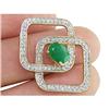 Image 1 : Men's 1.75 ct Certified Peridot & VS Diamond Gents Ring