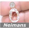 Image 1 : Vintage 2.75 ct Certified Peridot & VS Diamond Ring 14k