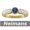 Image 1 : Vintage 3.00 ct Ruby & Sapphire & Diamond Ring 14k Gold