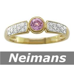 Gem Certified .25 ct Tanzanite & Diamond Ring 14kt Gold