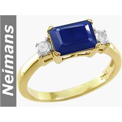 Certified 21.25 ct Sapphire Bracelet 14kt Gold