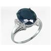 Certified 8.50 ct Green Amethyst Ring 14kt Gold