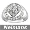 Image 1 : Men's 1.00 ct VS Diamond Gents Ring 14kt Gold USGL CERT