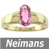 Image 1 : USGL Certified 1.00 ct Pink Tourmaline Ring 14kt Gold