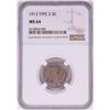 Image 1 : 1913 Type 2 Buffalo Nickel Coin NGC MS64 Nice Toning