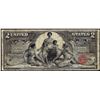 Image 1 : 1896 $2 Educational Silver Certificate Note