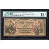 Image 1 : 1875 $20 First National Gold Bank Oakland, CA CH# 2248 National Note PMG Ch. Fine 15 Net