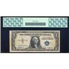 Image 2 : 1935A $1 Silver Certificate STAR Note Inverted Back Printing ERROR PCGS Very Fine 30